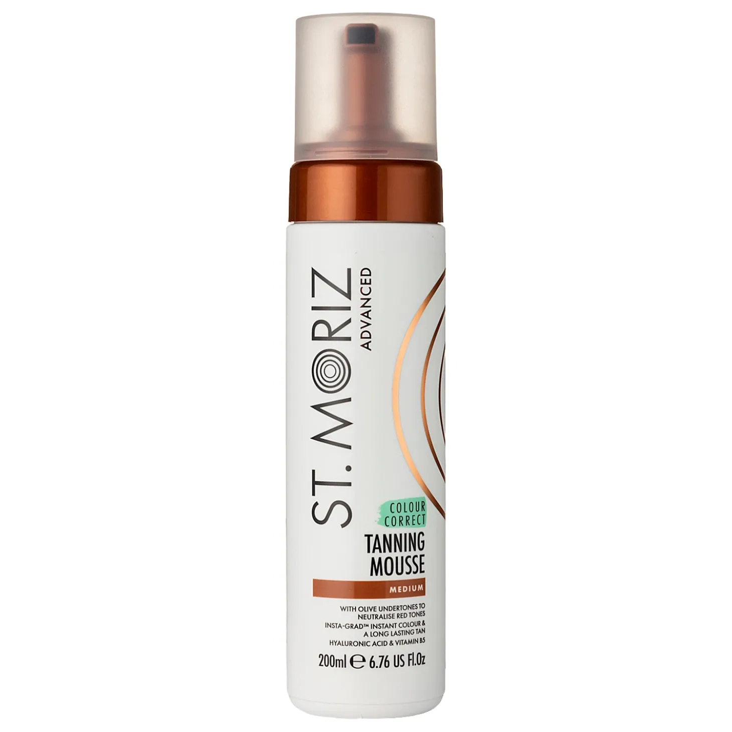 St. Moriz - Advanced - Colour Correct Tanning Mousse - Medium - Mus Samoopalający Odcień Średni - 200ml