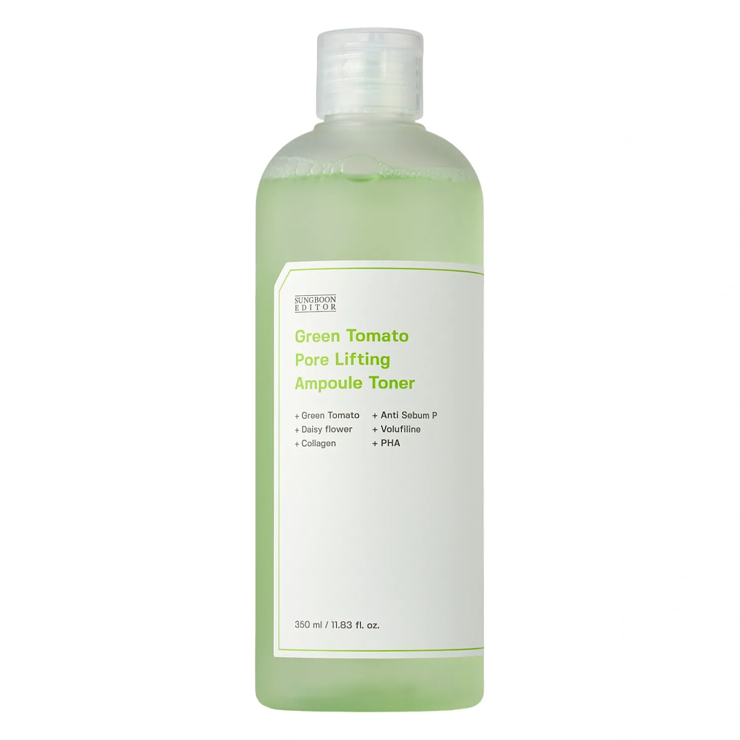 Sungboon Editor - Green Tomato Pore Lifting Ampoule Toner - Tonik do Twarzy - 350ml