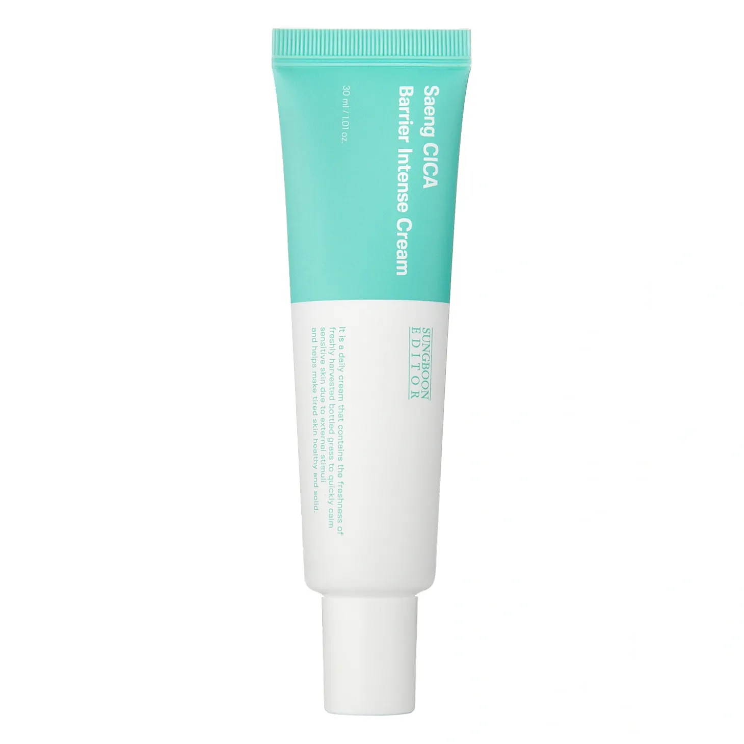 Sungboon Editor - Saeng Cica Barrier Intense Cream - Kojący Krem do Twarzy z Wąkrotą - 30ml