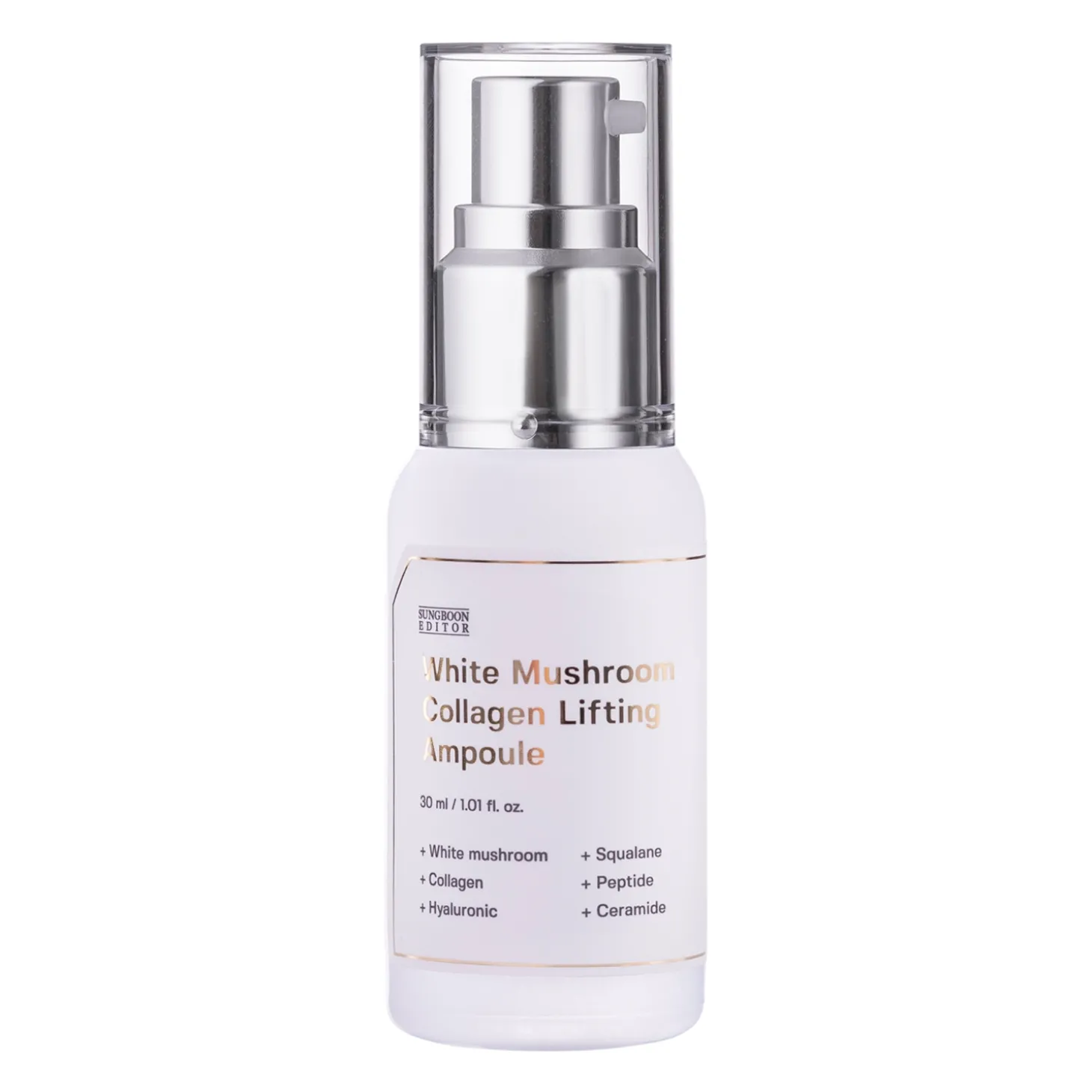 Sungboon Editor - White Mushroom Collagen Lifting Ampoule - Liftingująca Ampułka do Twarzy - 30ml