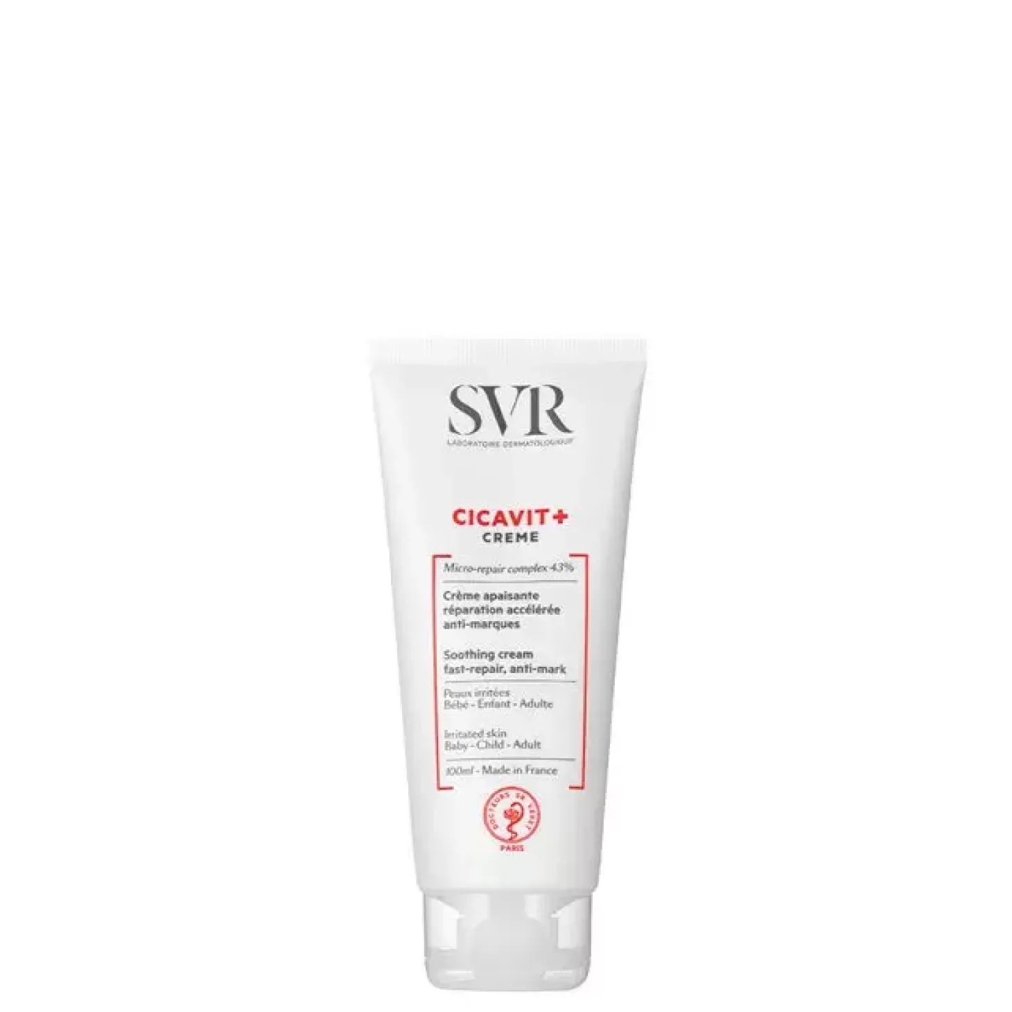 SVR - Cicavit+ Creme Baume - Kojący Krem Przyspieszający Gojenie Skóry - 100ml