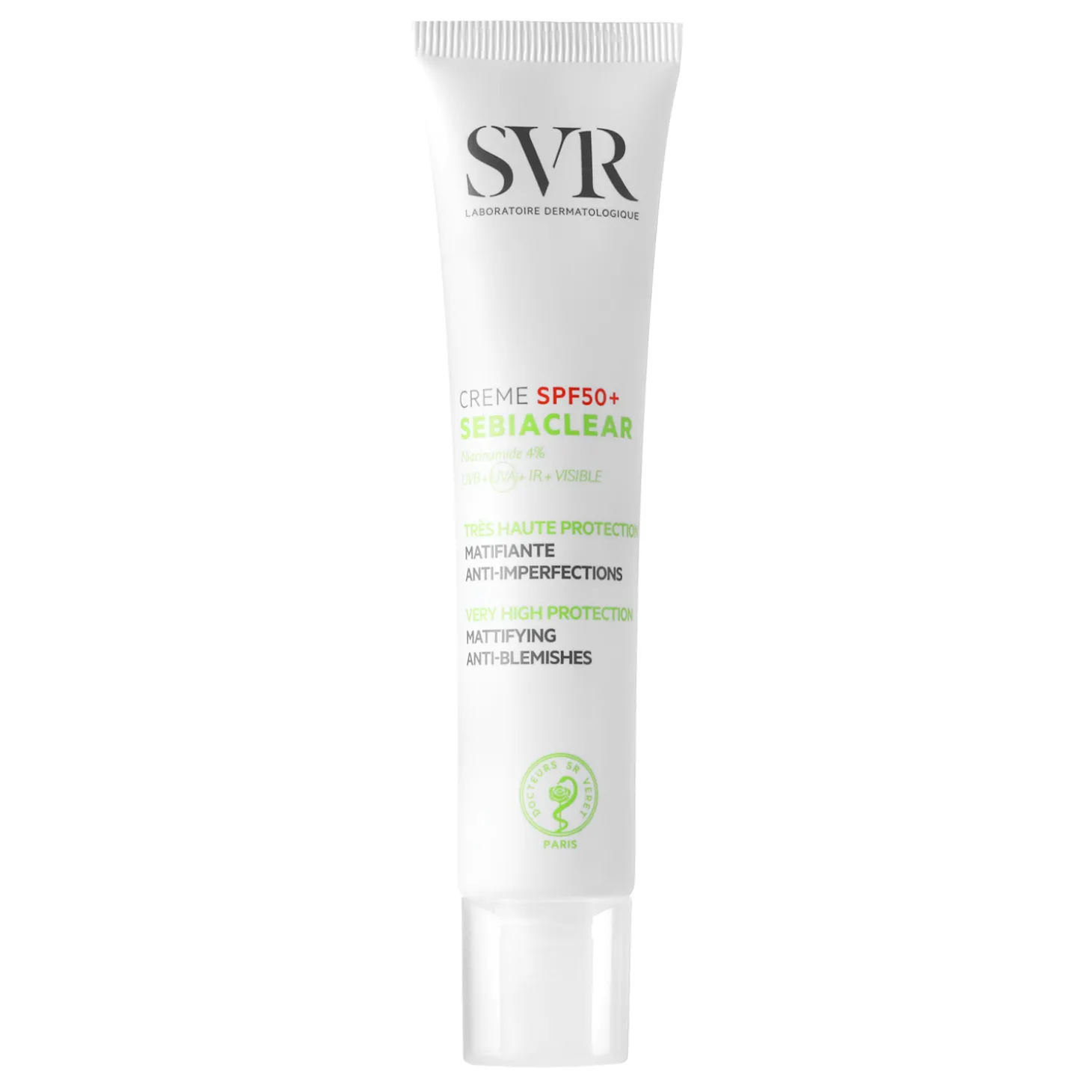 SVR - Sebiaclear Creme SPF50 - Matujący Krem Ochronny do Skóry Trądzikowej - 40ml