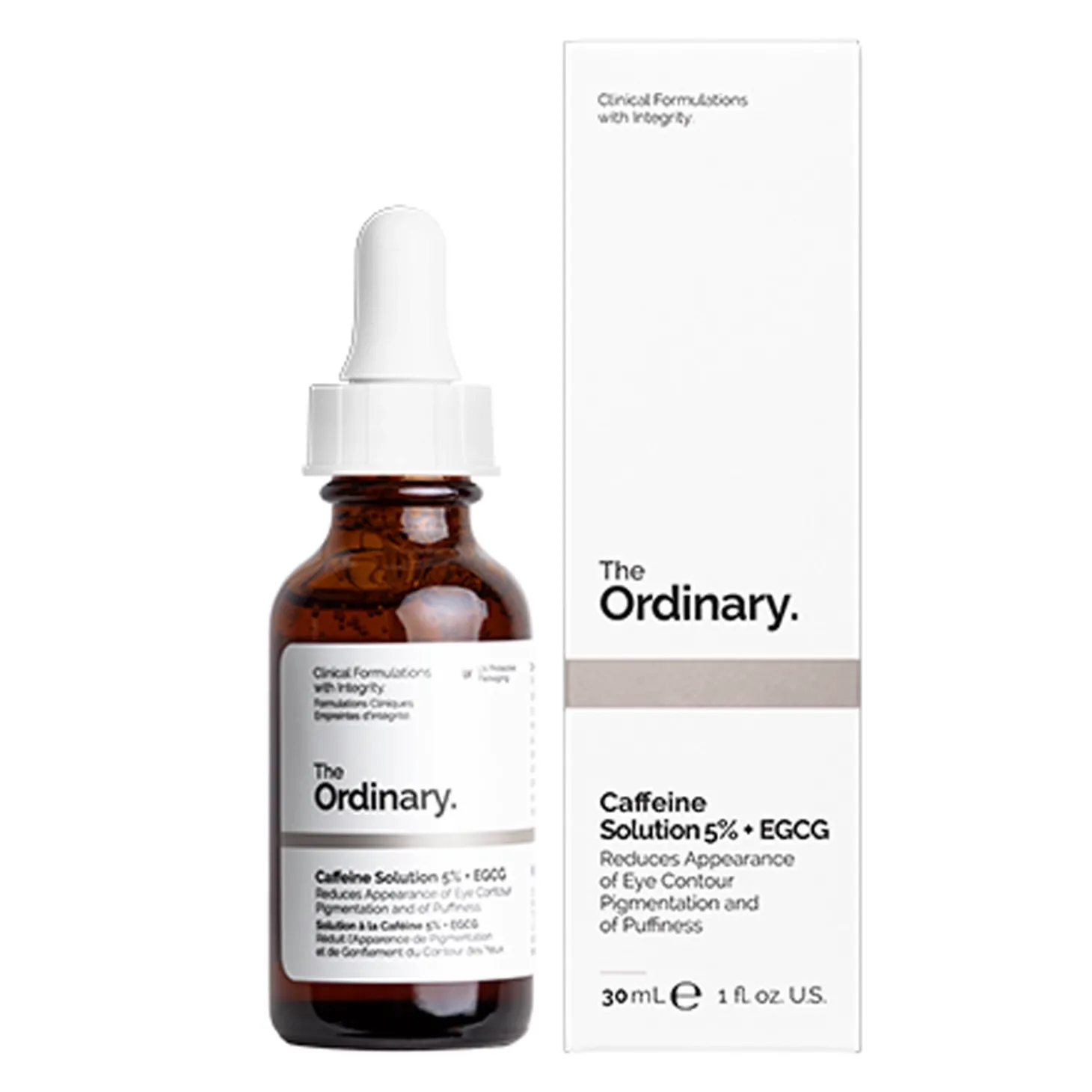 The Ordinary - Caffeine Solution 5% + EGCG - Serum Pod Oczy z Kofeiną i Zieloną Herbatą - 30ml