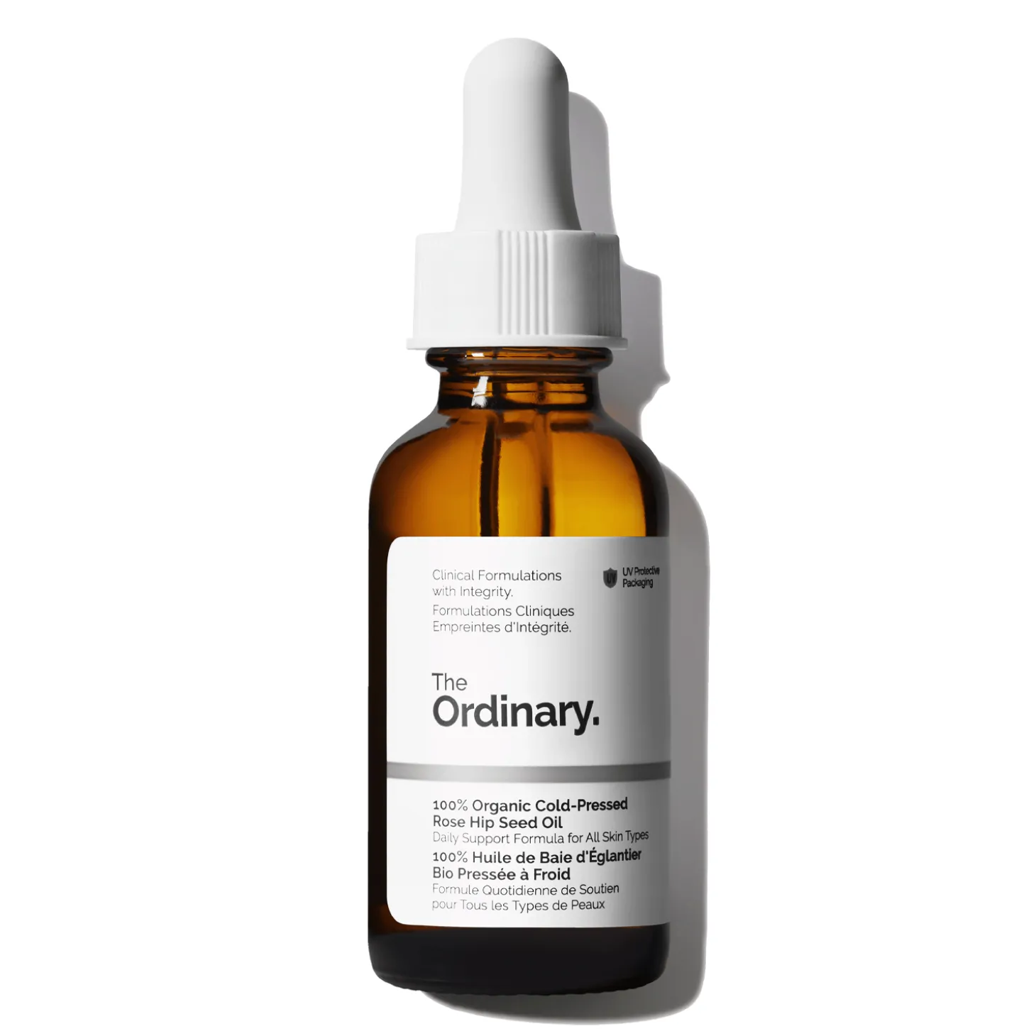 The Ordinary - 100% Organic Cold-Pressed Rose Hip Seed Oil - 100% Organiczny, Tłoczony na Zimno Olej z Nasion Dzikiej Róży - 30ml