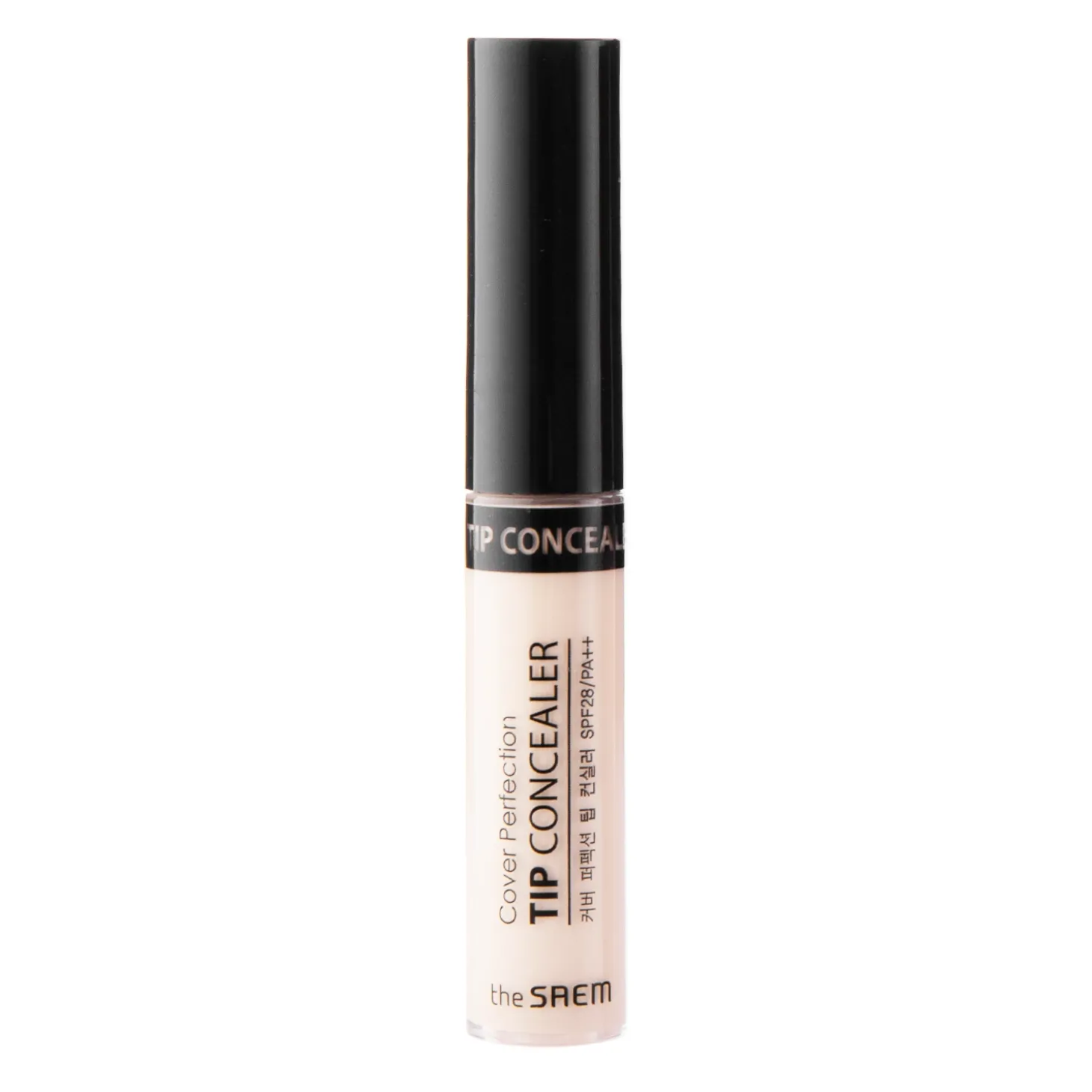 The Saem - Cover Perfection Tip Concealer - SPF 28/PA++ - Kryjący Korektor - 0.5 Ice Beige - 6,5ml