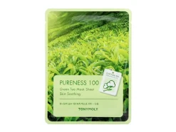 TonyMoly - Pureness 100 Mask Sheet Green Tea - Kojąca Maska Z Ekstraktem Z Zielonej Herbaty - 21ml