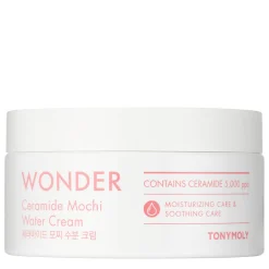 TonyMoly - Wonder Ceramide Mocchi Water Cream - Nawilżający Krem do Twarzy z Ceramidami - 300ml