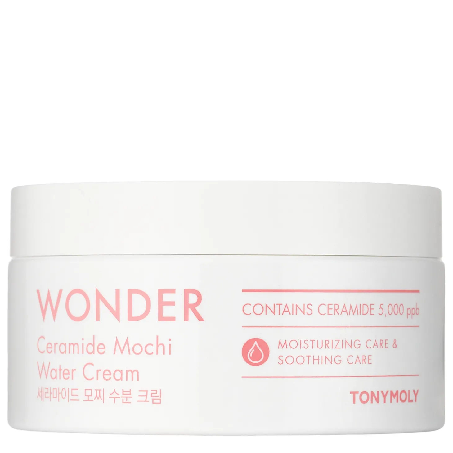 TonyMoly - Wonder Ceramide Mocchi Water Cream - Nawilżający Krem do Twarzy z Ceramidami - 300ml