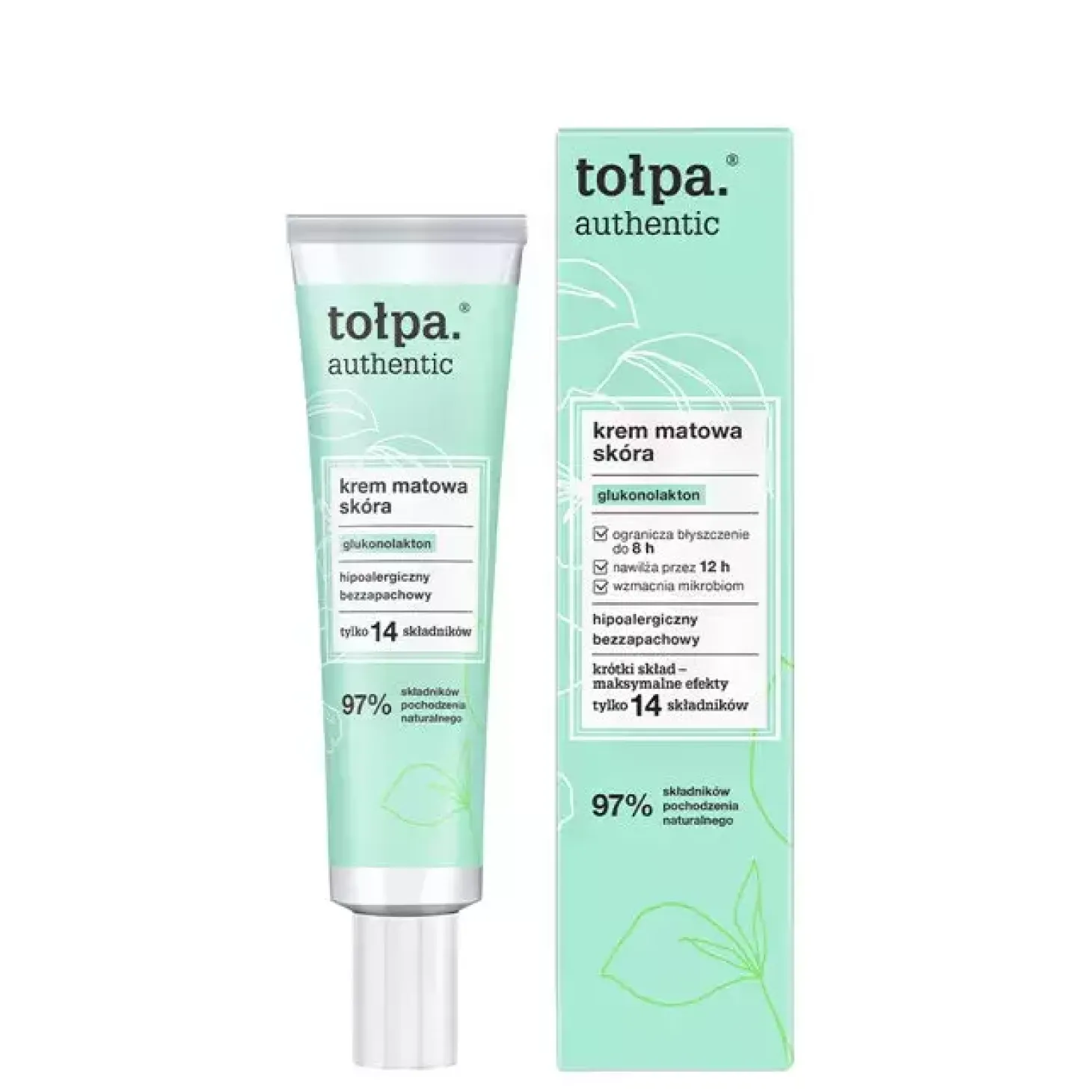 Tołpa - Authentic - Krem Matowa Skóra - 40ml