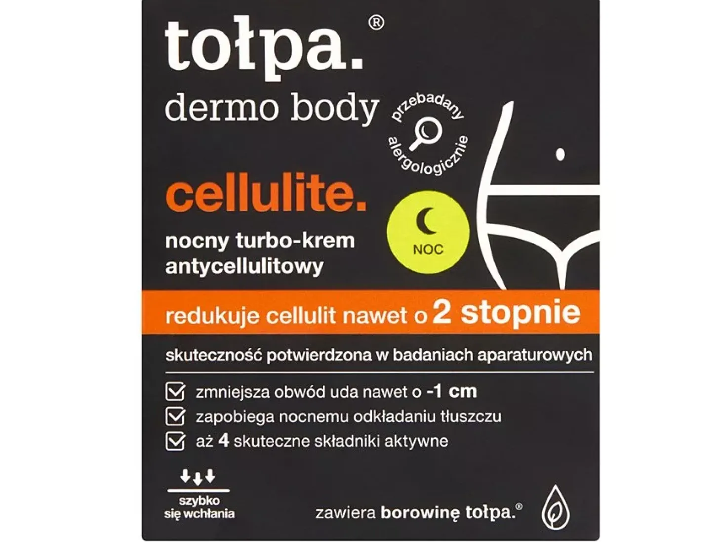 Tołpa - Dermo Body Cellulite - Nocny Turbo-Krem Antycellulitowy - 250ml