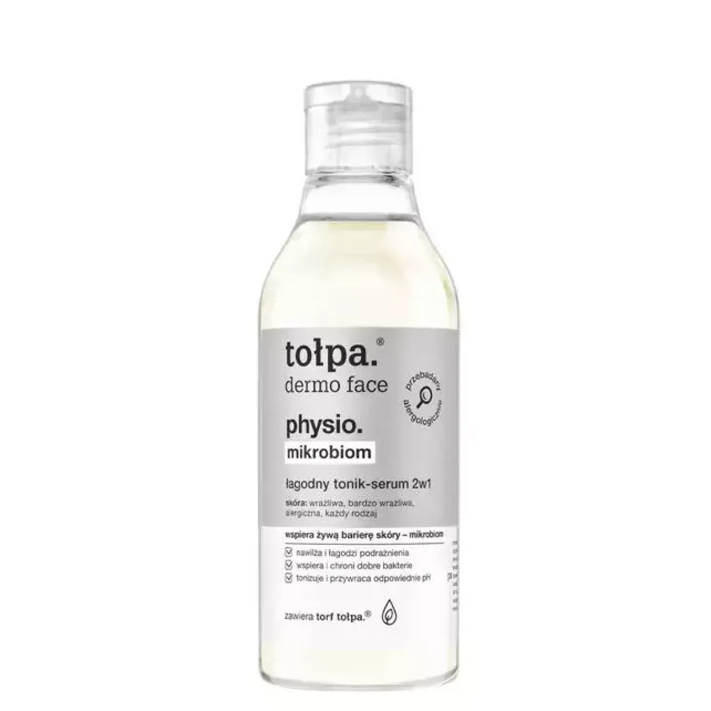 Tołpa - Dermo Face - Physio Mikrobiom - Łagodny Tonik-Serum 2w1 - 200ml