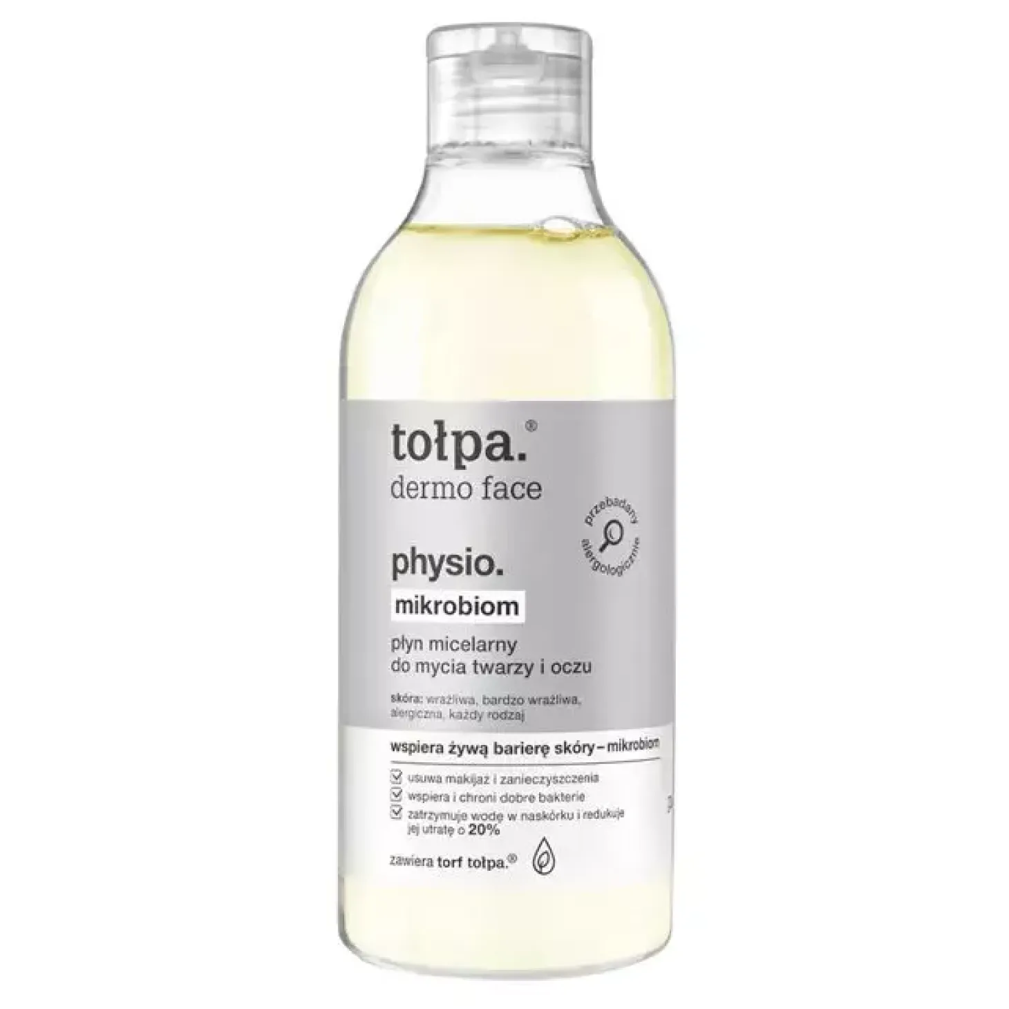 Tołpa - Dermo Face Physio Mikrobiom - Płyn Micelarny do Mycia Twarzy i Oczu - 400ml