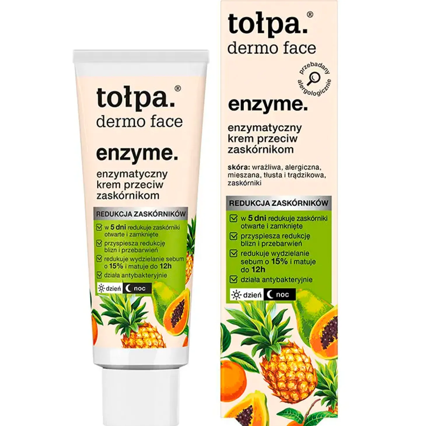 Tołpa - Enzyme - Enzymatyczny Krem Przeciw Zaskórnikom - 40ml