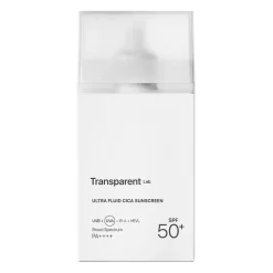 Transparent Lab - Ultra Fluid Cica Sunscreen - Hybrydowy Krem SPF50+ - 100ml
