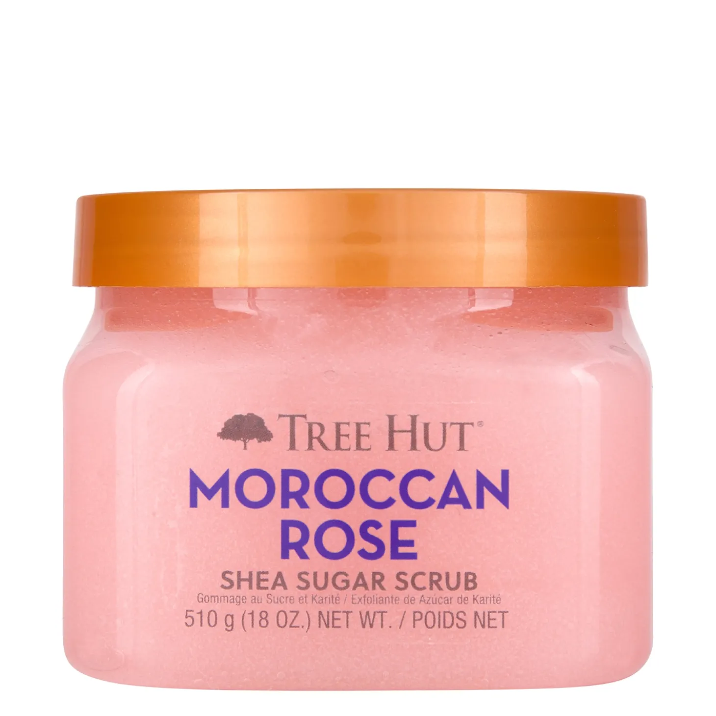Tree Hut - Shea Sugar Scrub Moroccan Rose - Cukrowy Peeling do Ciała - Marokańska Róża - 510g