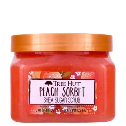 Tree Hut - Shea Sugar Scrub Peach Sorbet - Cukrowy Peeling do Ciała - Brzoskwinia - 510g