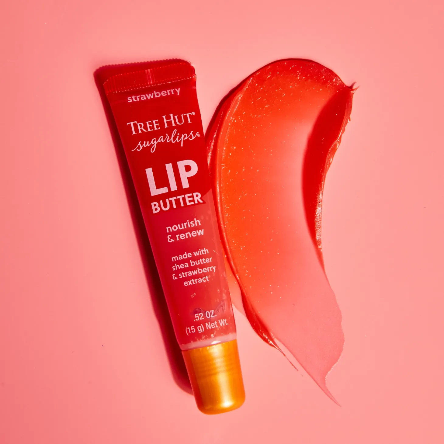 Tree Hut - Sugar Lips Butter Strawberry - Odżywcze Masełko do Ust - Truskawka - 15g