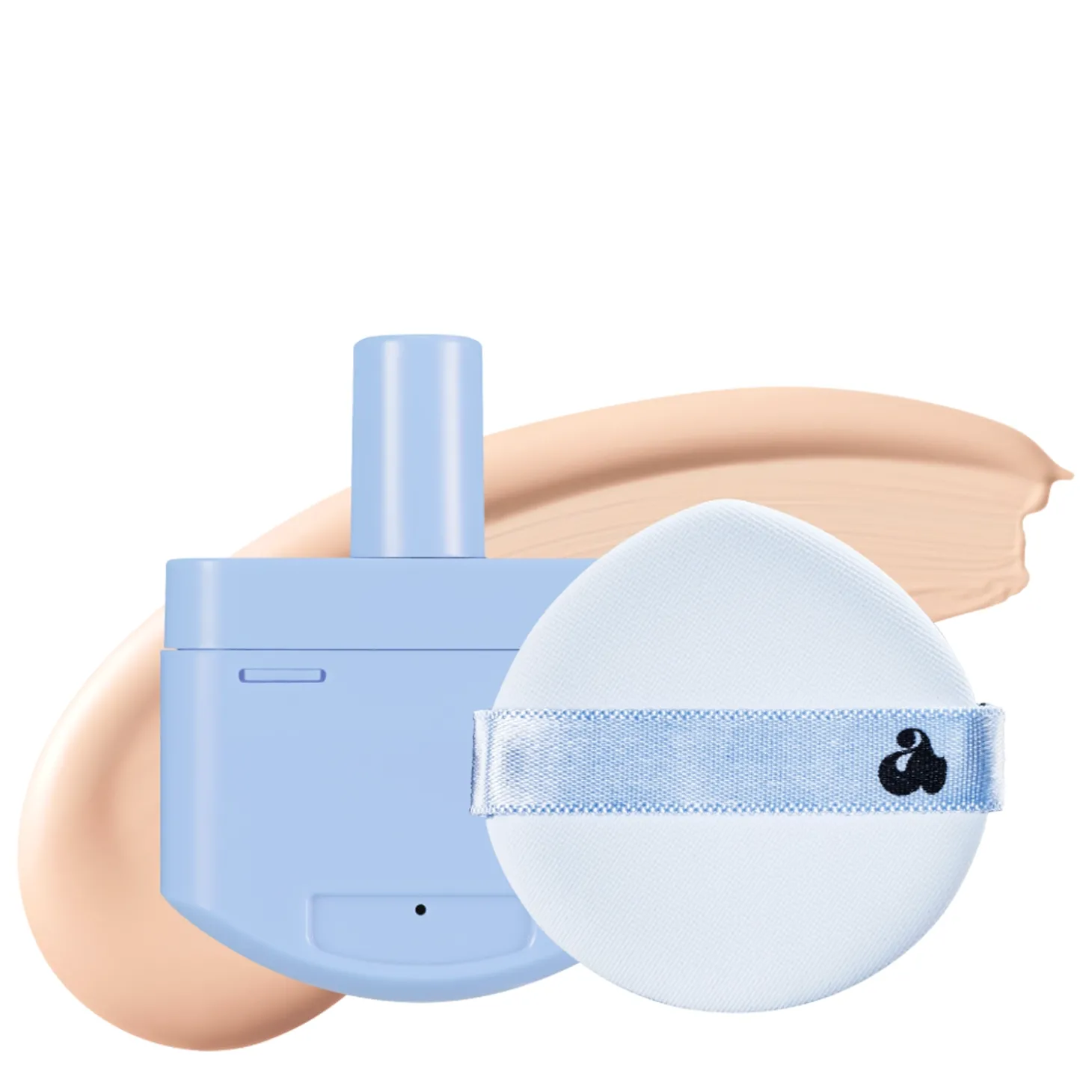 Unleashia - Babe Skin Baby Blue Cushion - Wkład + Gąbeczka - Podkład w Poduszce - 21N Fluffy - 15g
