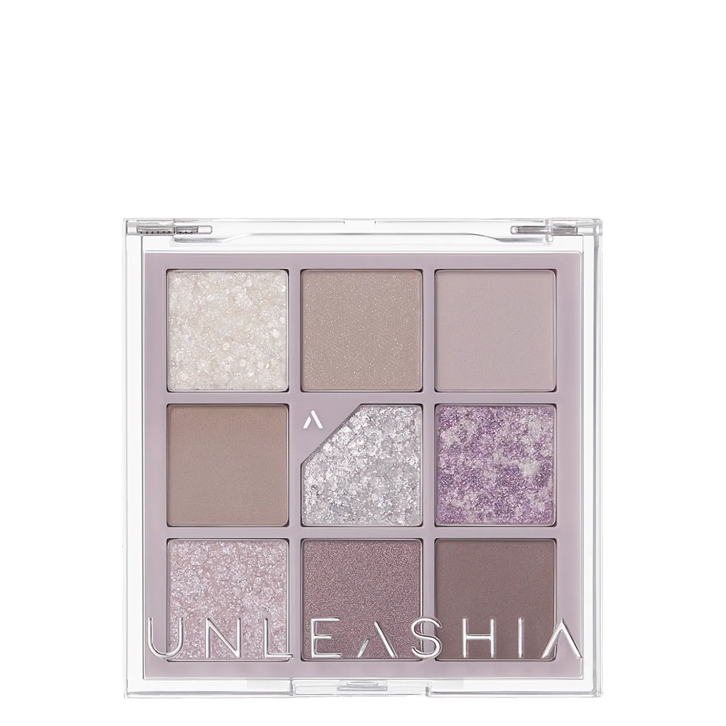 Unleashia - Glitterpedia Eye Palette - Paleta Wegańskich Cieni do Powiek - 4 All of Lavender Fog - 6,6g
