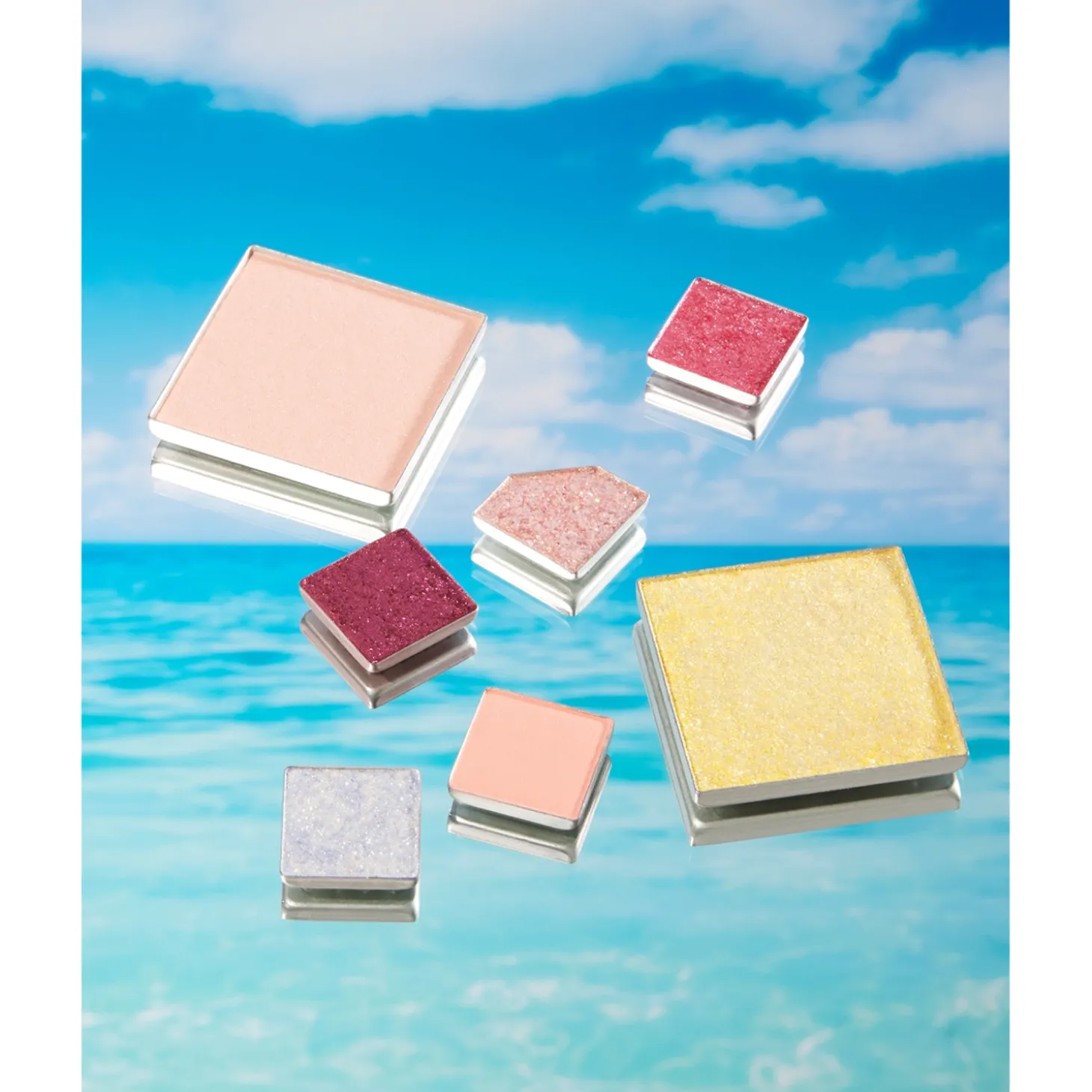 Unleashia - Glitterpedia Eye Palette - Paleta Wegańskich Cieni do Powiek - 7 All of Peach Ade - 6,6g