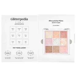 Unleashia - Glitterpedia Eye Palette - Paleta Wegańskich Cieni do Powiek - 1 All of Glitter - 6,6g