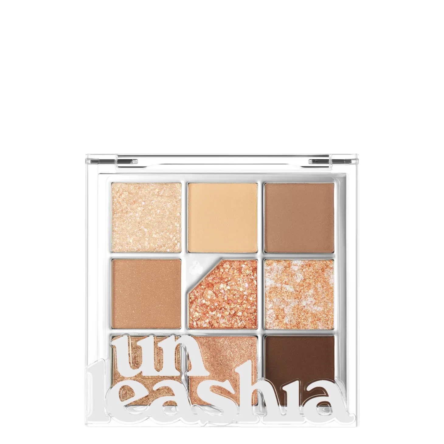 Unleashia - Glitterpedia Eye Palette - Paleta Wegańskich Cieni do Powiek - 2 All of Brown - 6,6g