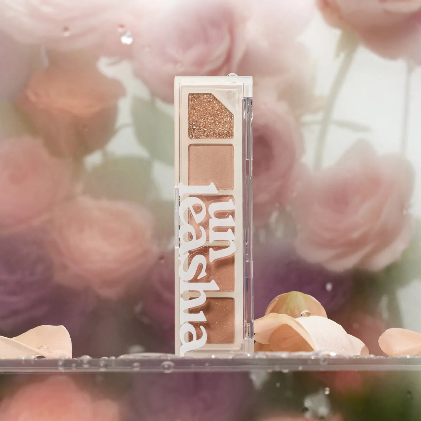Unleashia - Mood Shower Eye Palette - Paleta Cieni do Powiek - 2 Rose Shower - 4g