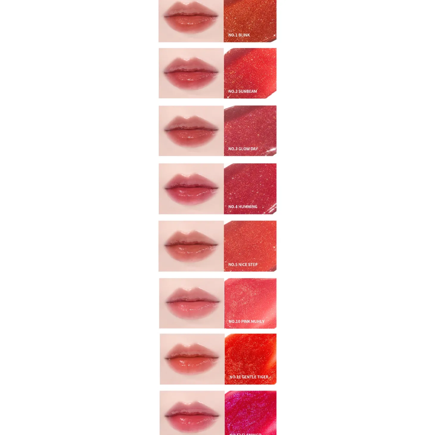 Unleashia - Non Sticky Dazzle Tint - Tint o Błyszczącym Wykończeniu - 4 Humming - 7,6g