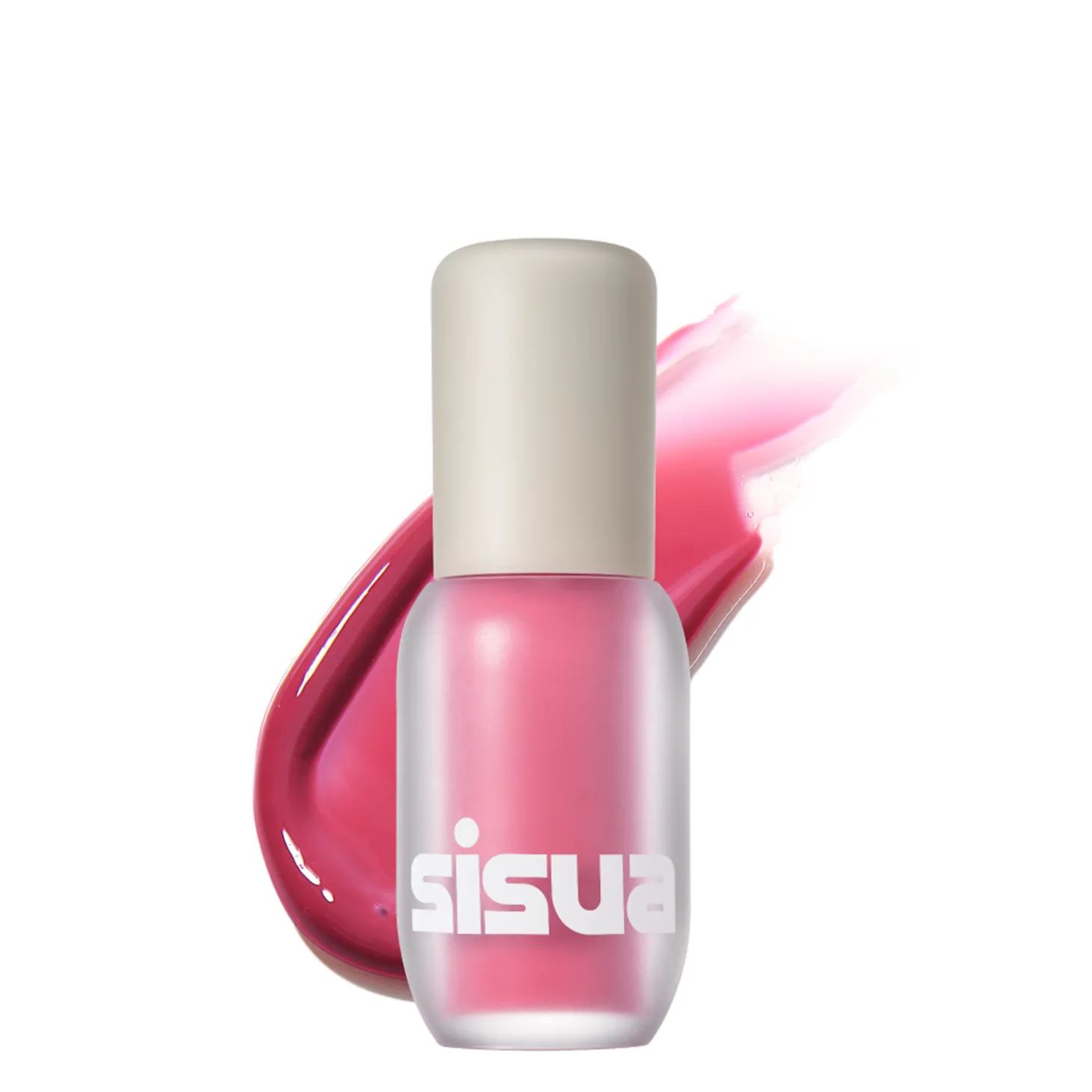 Unleashia - Sisua Popcorn Syrup Lip Plumper - Nawilżający Błyszczyk do Ust - No.1 Strawberry Cream - 3,8g