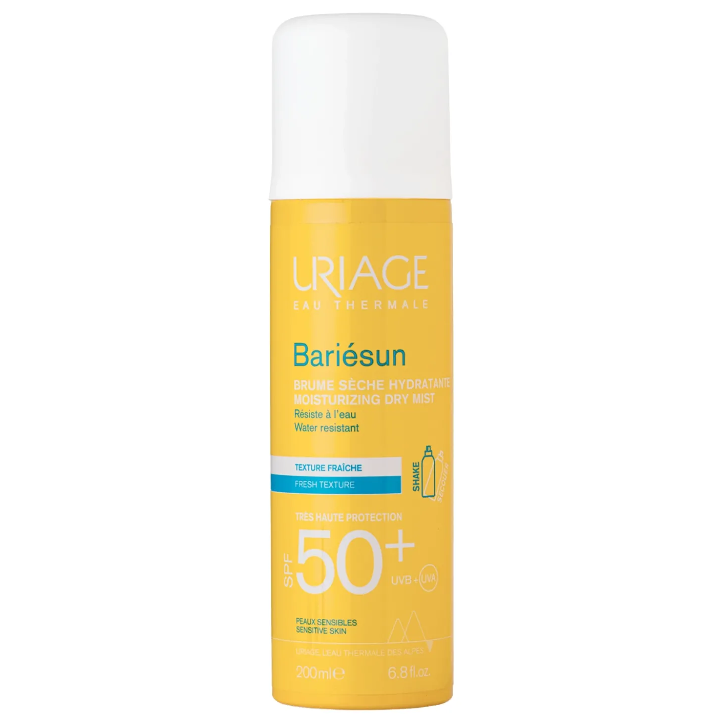 Uriage - Sun SPF50+ Dry Mist Spray - Mgiełka Ochronna - 200ml