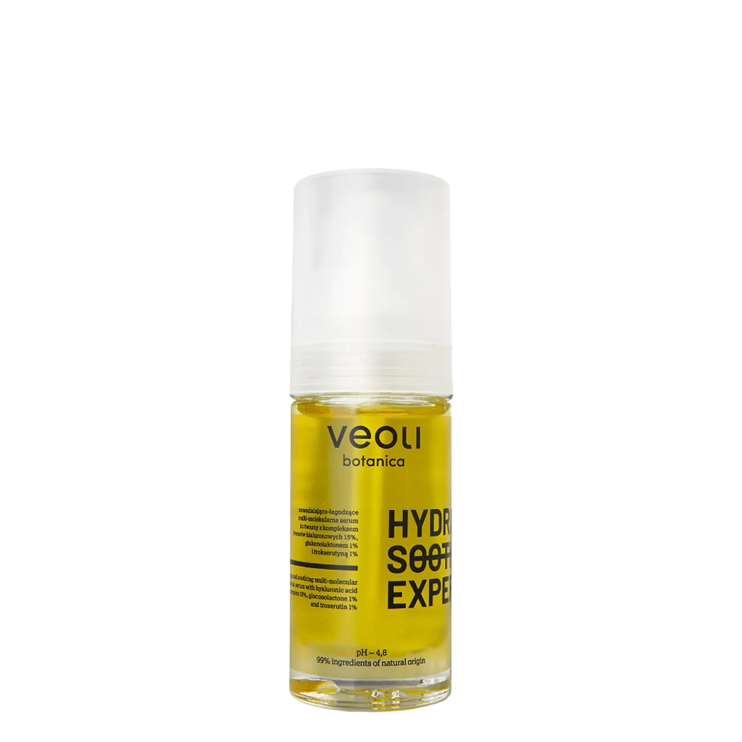 Veoli Botanica - Hydra Soothing Expert - Nawadniająco - Łagodzące Multi - Molekularne Serum do Twarzy - 30ml