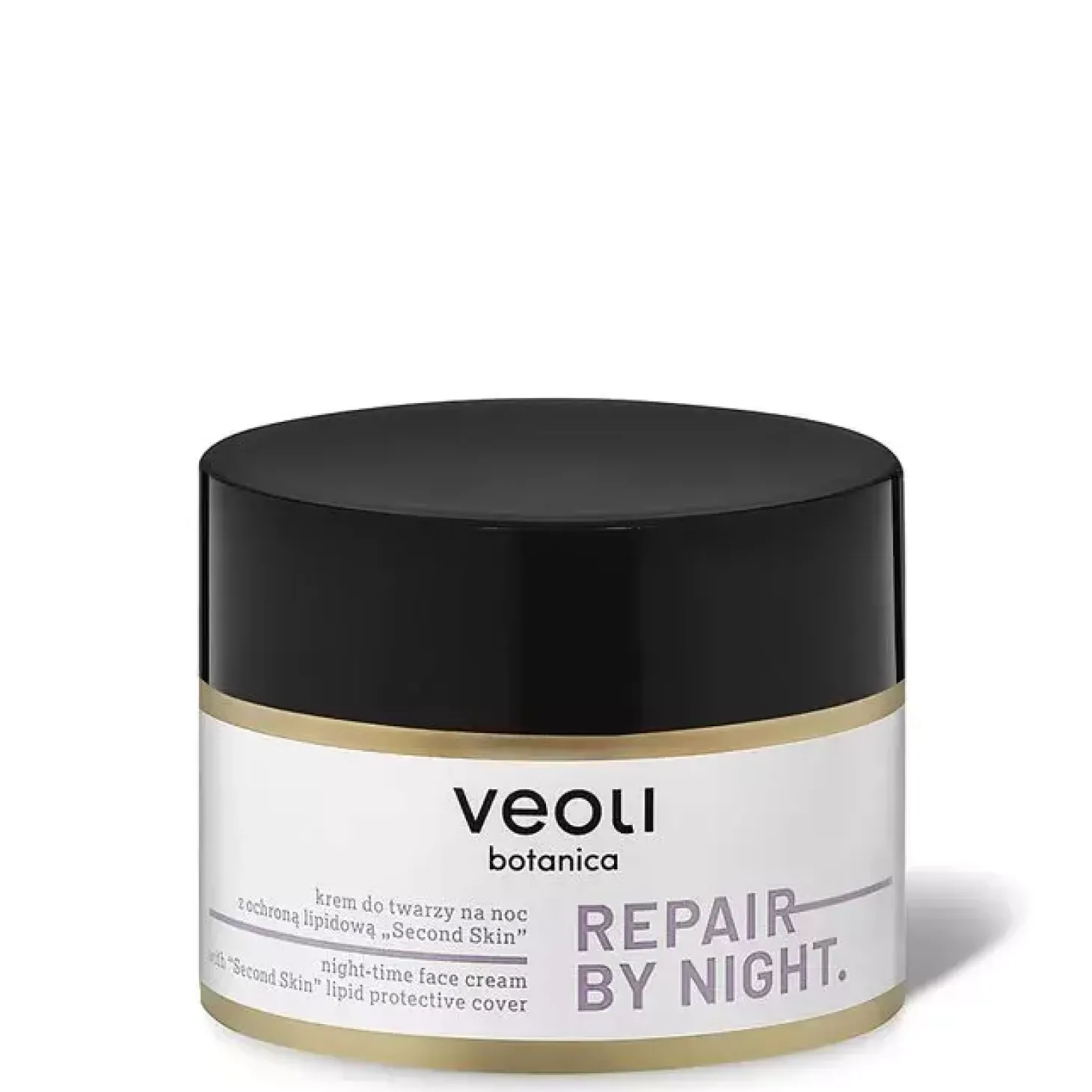 Veoli Botanica - Repair By Night - Night-Time Face Cream with "Second Skin" Lipid Protective Cover - Krem do Twarzy na Noc z Ochroną Lipidową - 50ml
