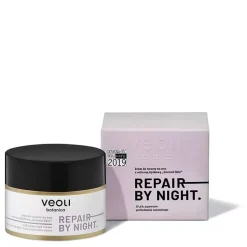 Veoli Botanica - Repair By Night - Night-Time Face Cream with "Second Skin" Lipid Protective Cover - Krem do Twarzy na Noc z Ochroną Lipidową - 50ml