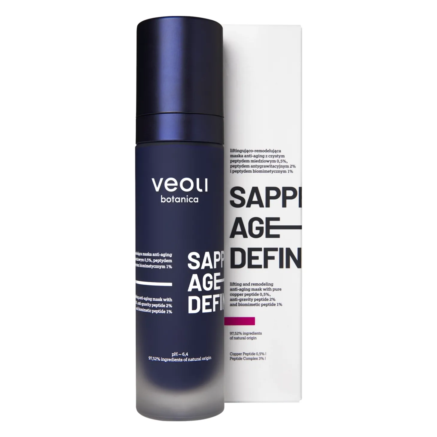 Veoli Botanica - Sapphire Age-Definer - Liftingująco-Remodelująca Maska Anti-Aging - 50ml