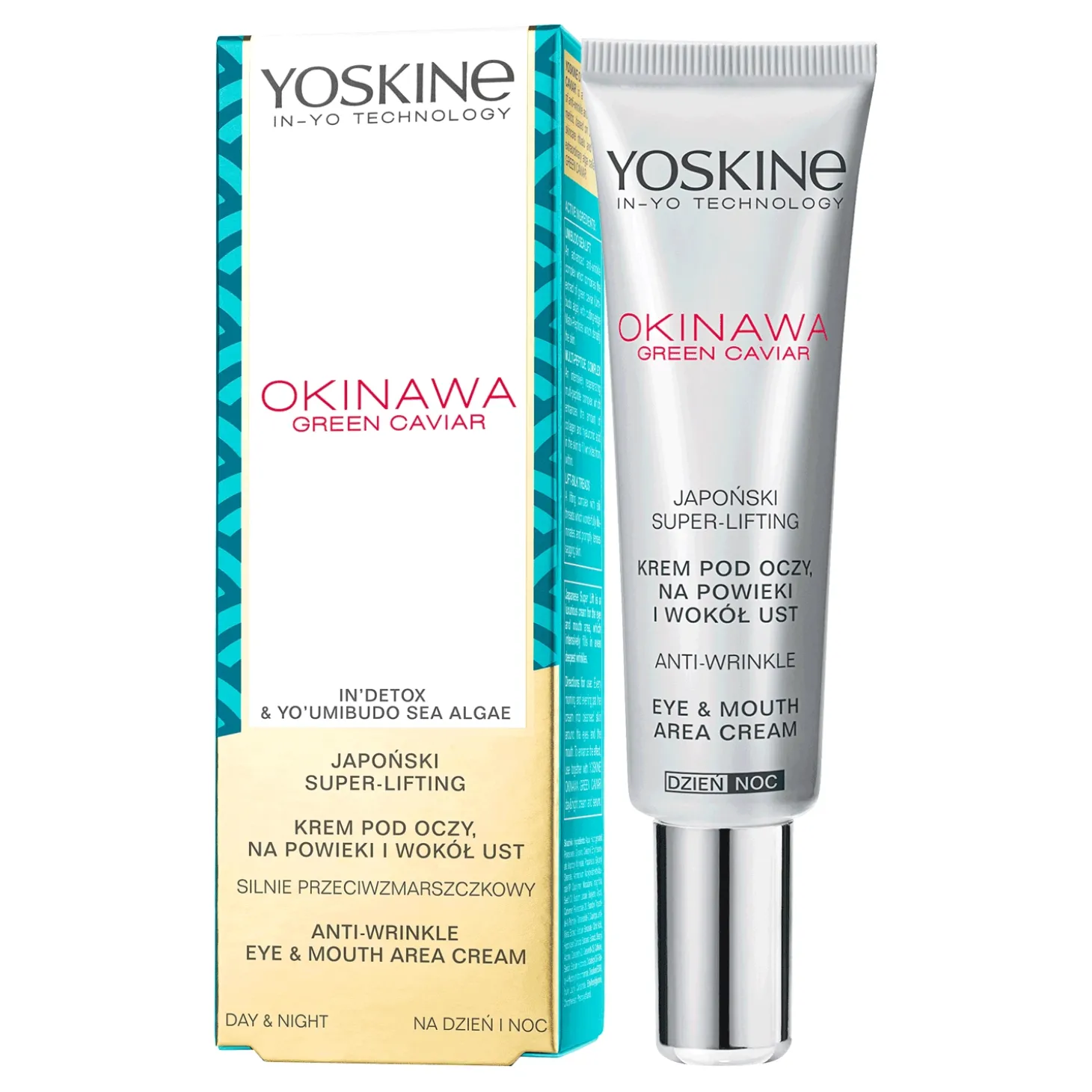 Yoskine - Okinawa Green Caviar – Przeciwzmarszczkowy Krem pod Oczy, na Powieki i Wokół Ust - 15ml
