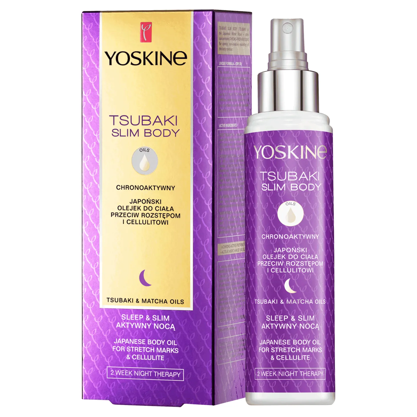 Yoskine - Tsubaki Slim Body - Japoński Olejek Przeciw Rozstępom i Cellulitowi - 100ml